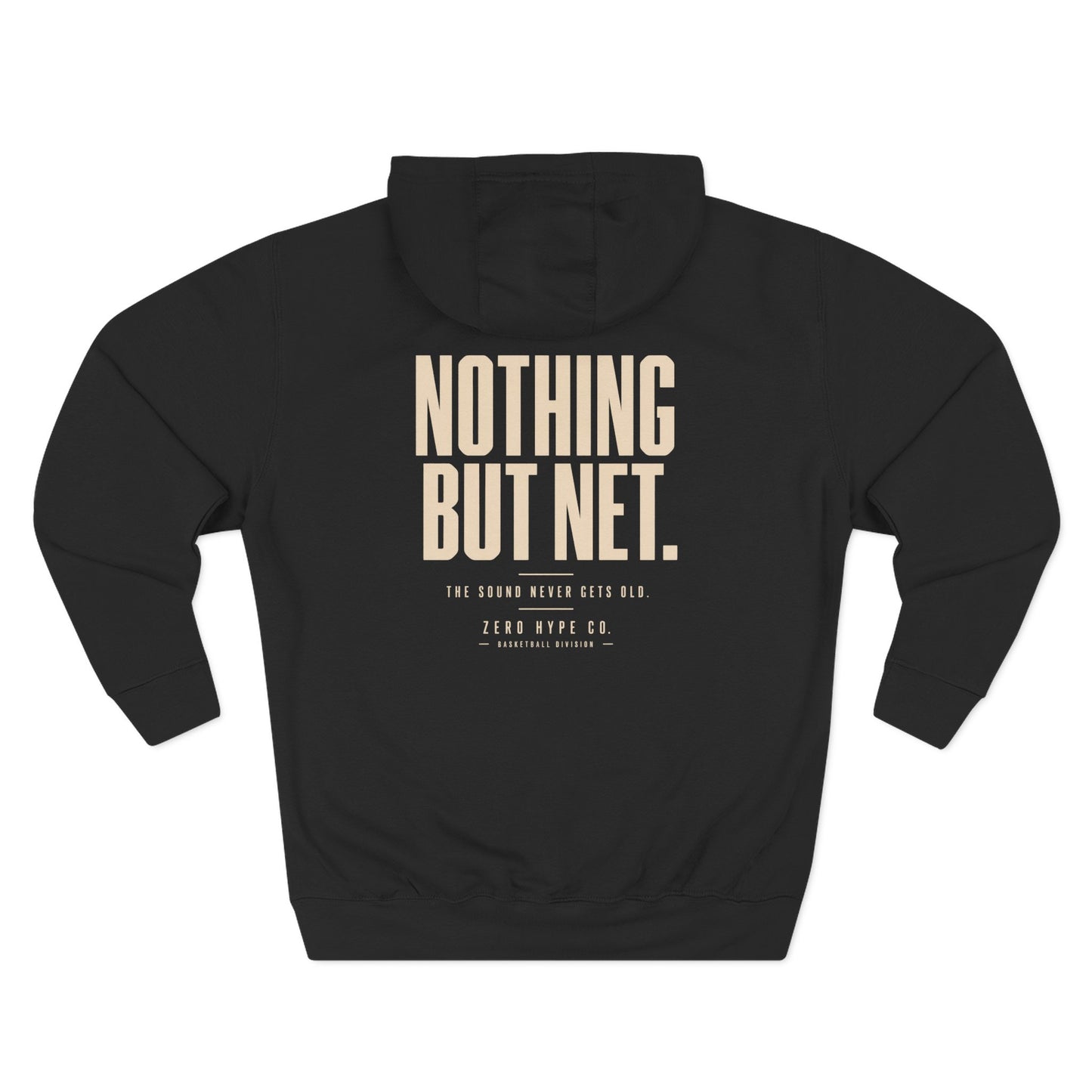 Nothing But Net Hoodie – Basketball Graphic Fleece Pullover