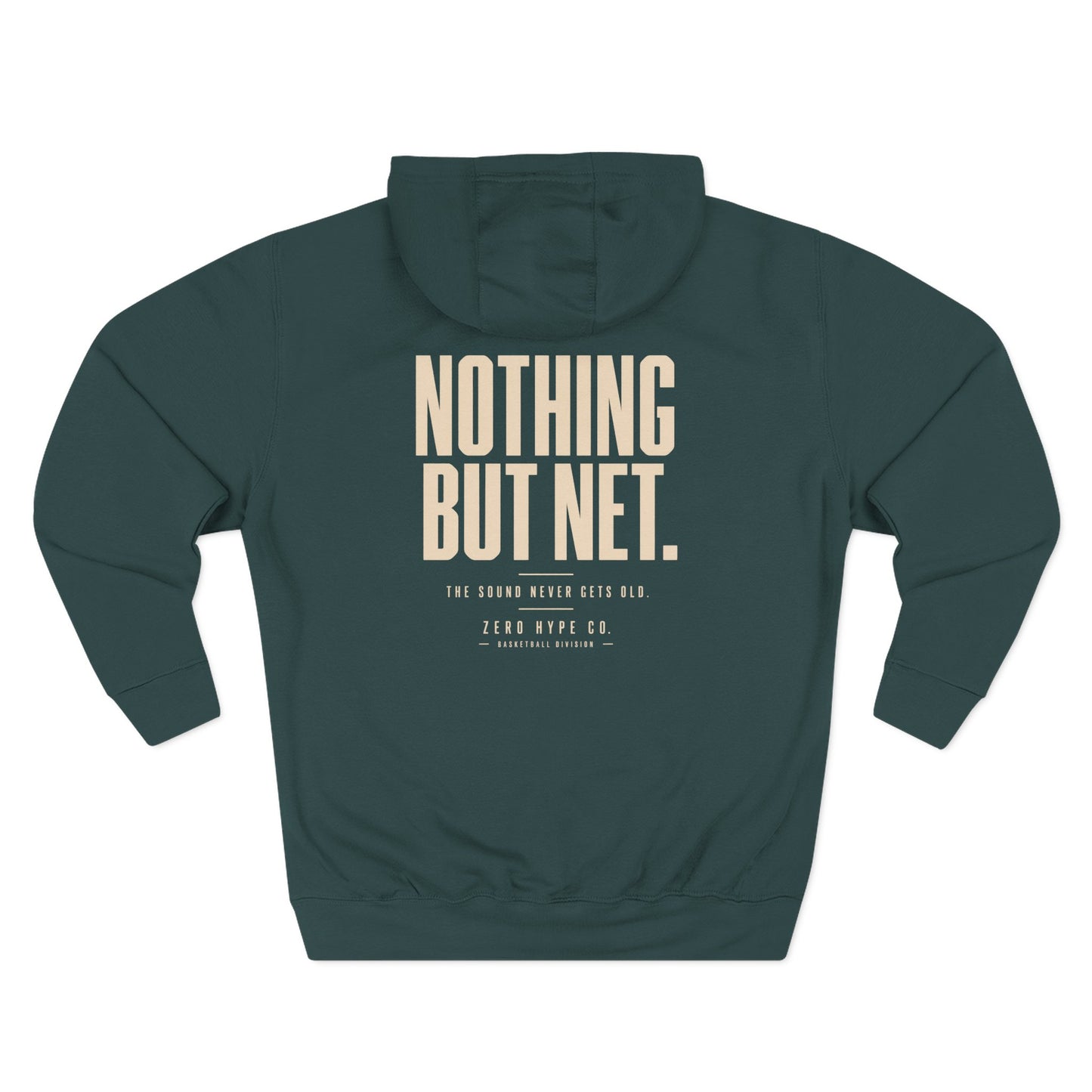 Nothing But Net Hoodie – Basketball Graphic Fleece Pullover