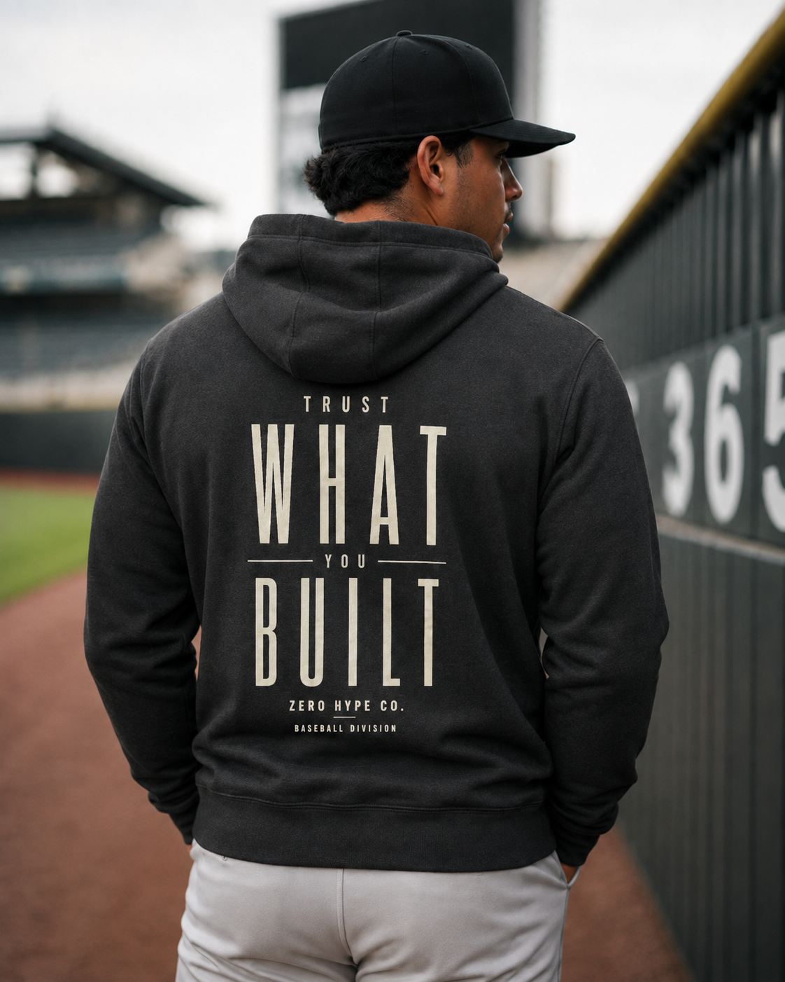 Trust What You Built Baseball Hoodie – Baseball Mindset Apparel