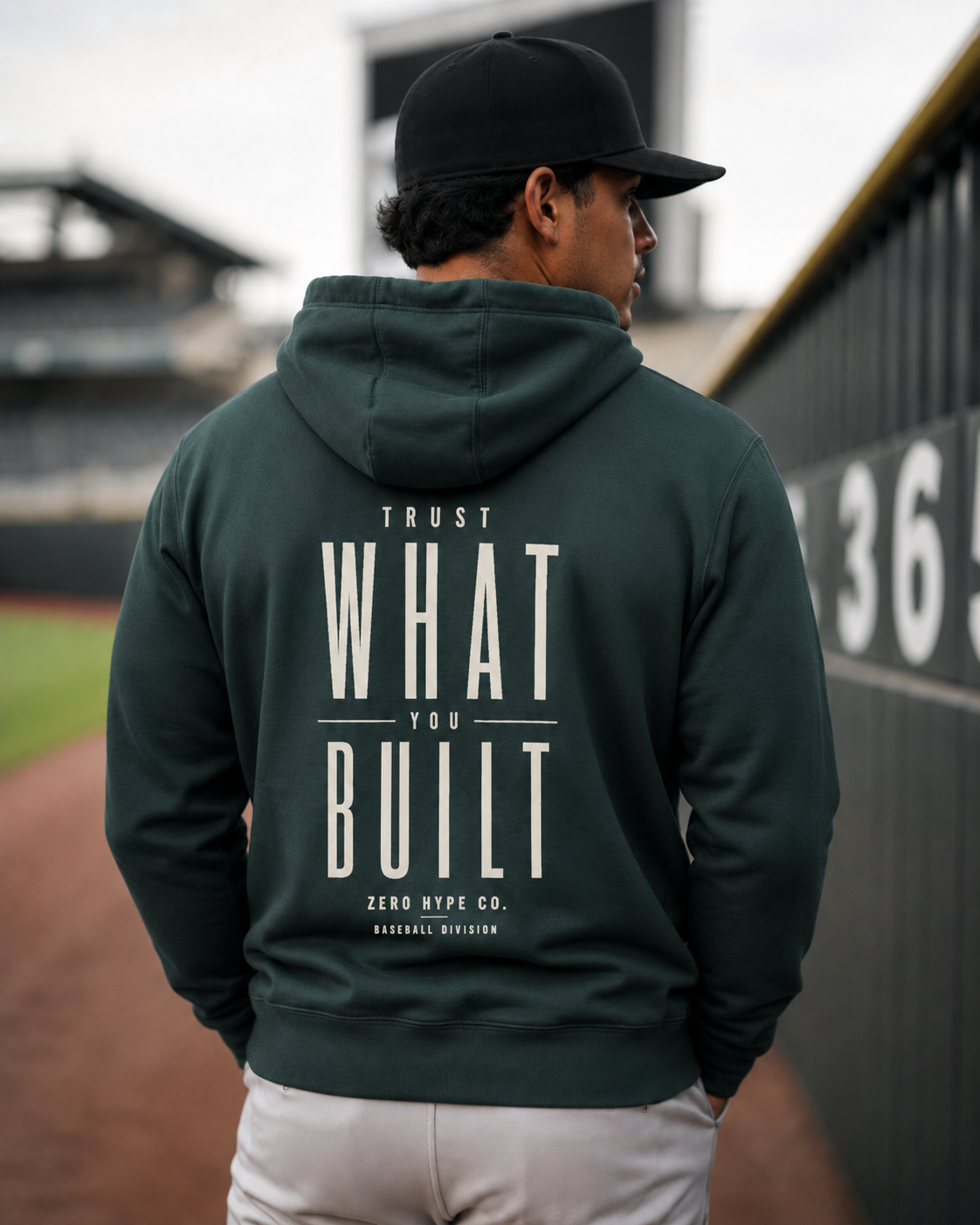 Trust What You Built Baseball Hoodie – Baseball Mindset Apparel