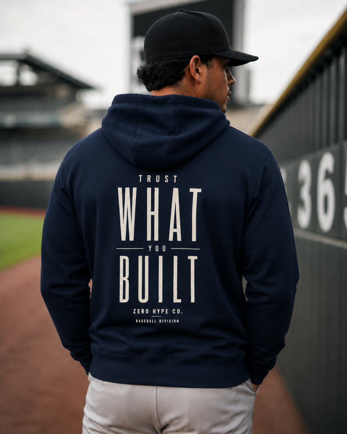Trust What You Built Baseball Hoodie – Baseball Mindset Apparel
