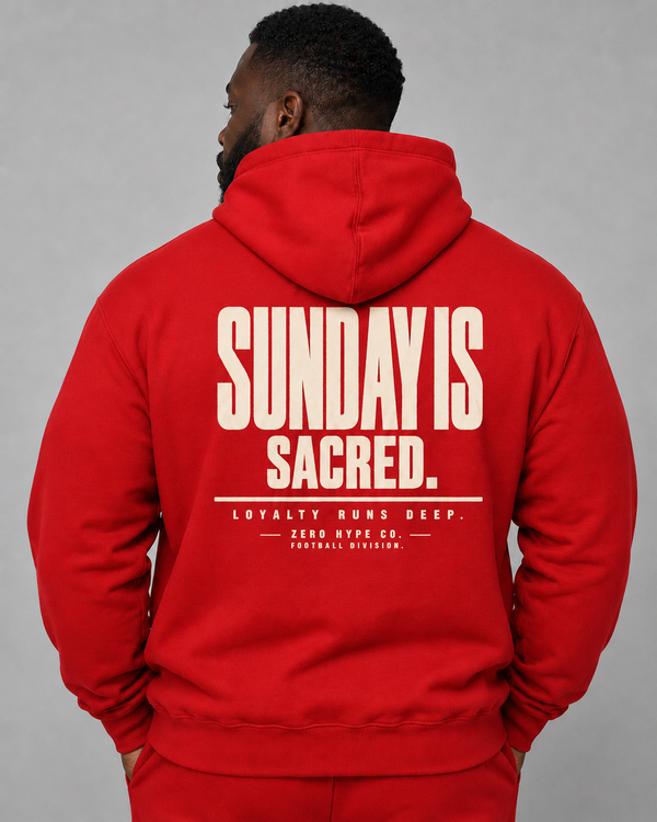 Sunday Is Sacred Football Hoodie | Sunday Football Apparel – Zero Hype Co.