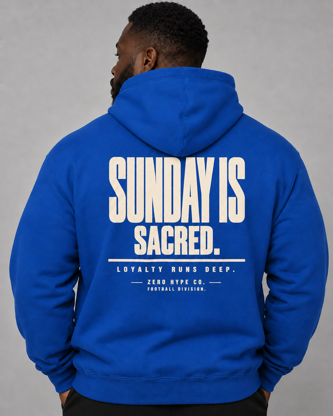 Sunday Is Sacred Football Hoodie | Sunday Football Apparel – Zero Hype Co.