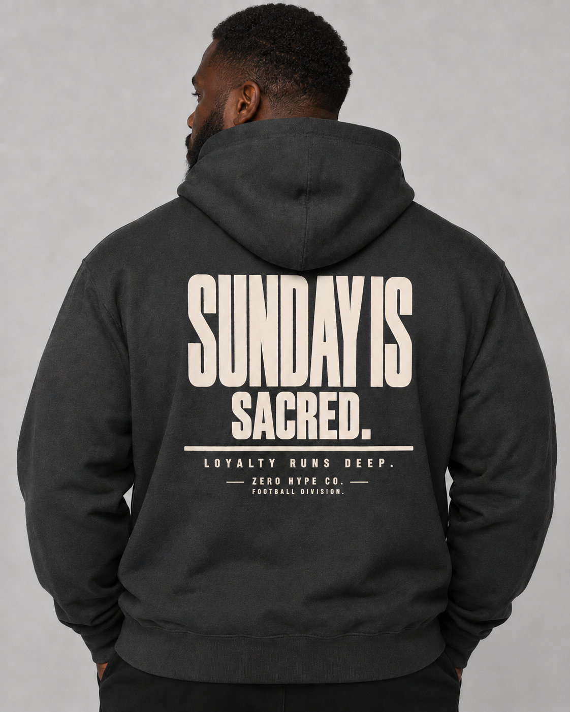 Sunday Is Sacred Football Hoodie | Sunday Football Apparel – Zero Hype Co.