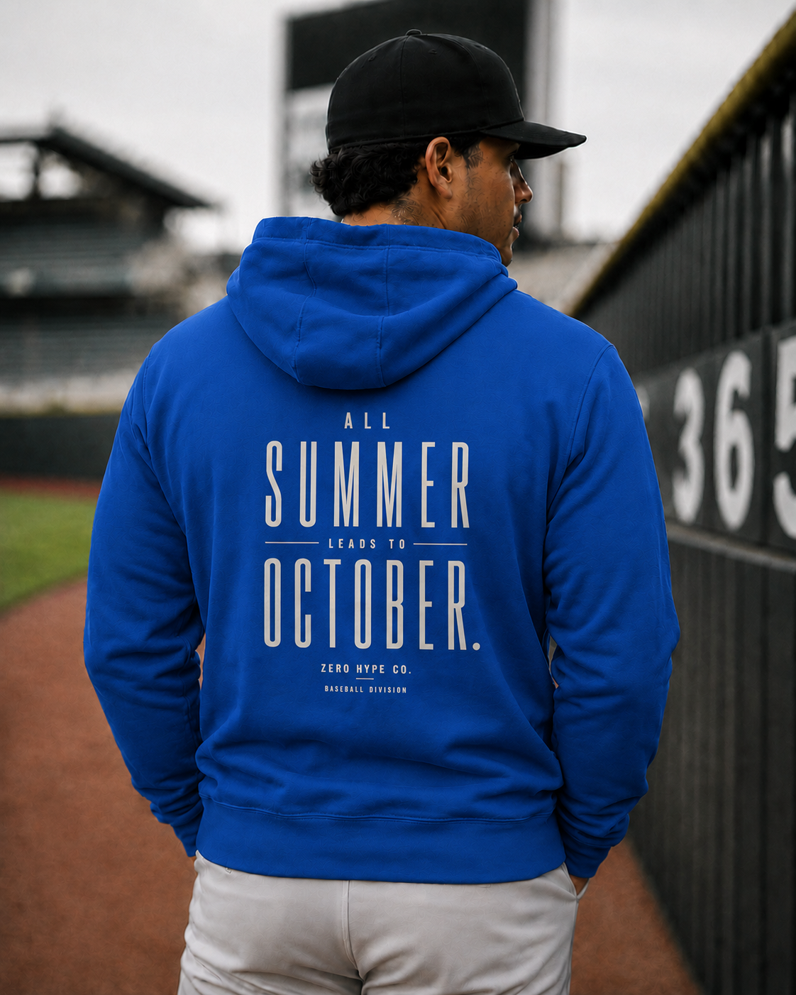 All Summer Leads to October Baseball Hoodie
