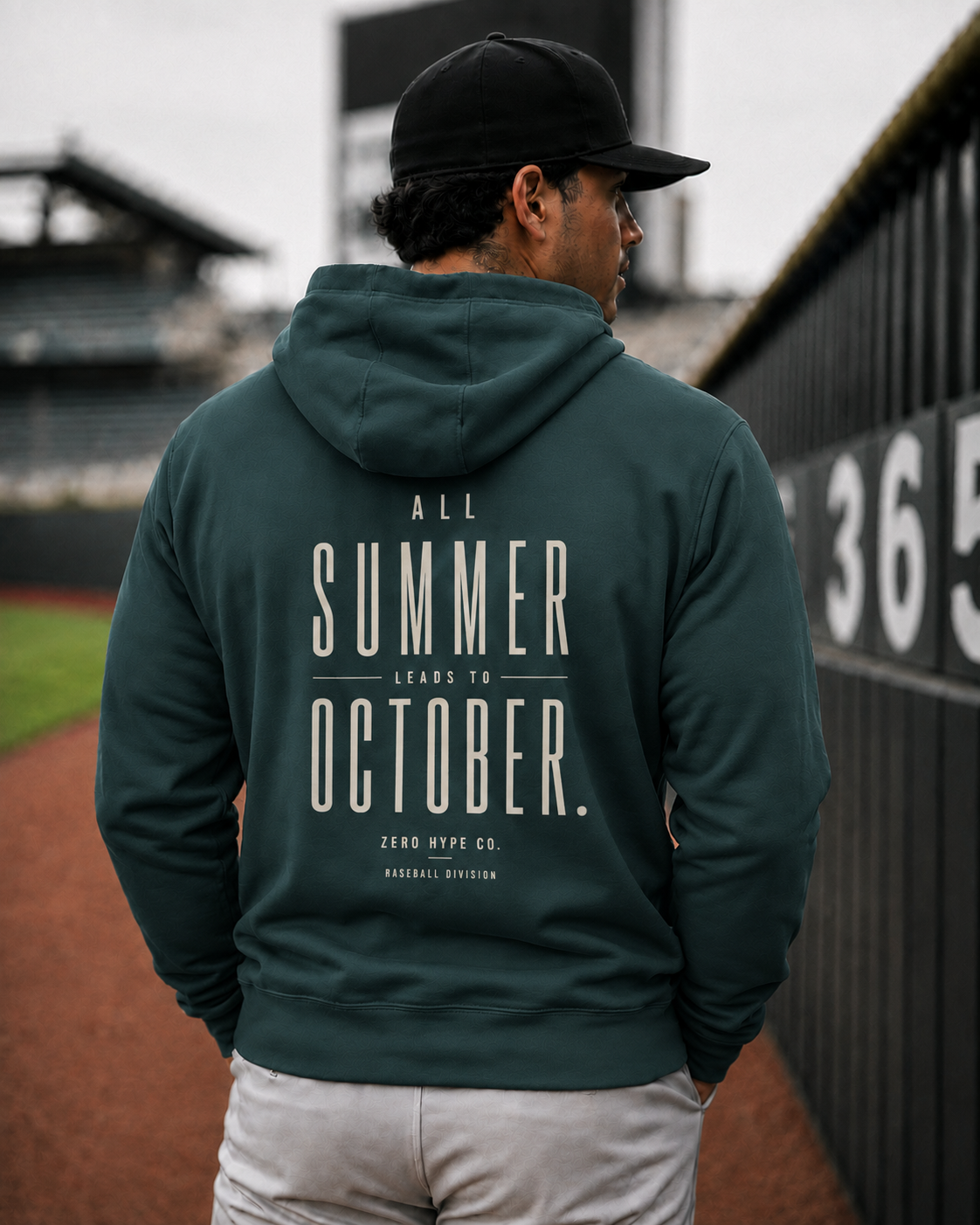 All Summer Leads to October Baseball Hoodie