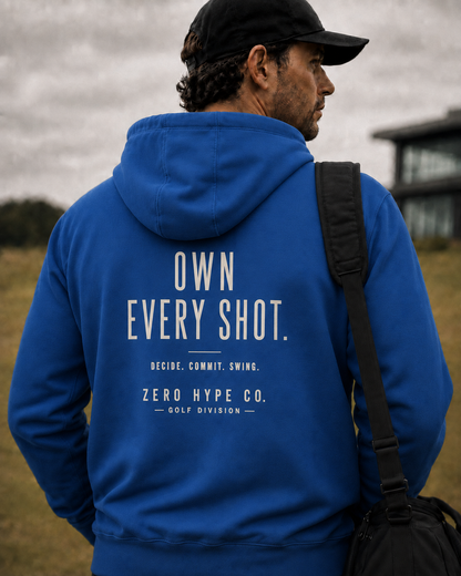 Own Every Shot Golf Focus Hoodie | Premium Golf Lifestyle Hoodie