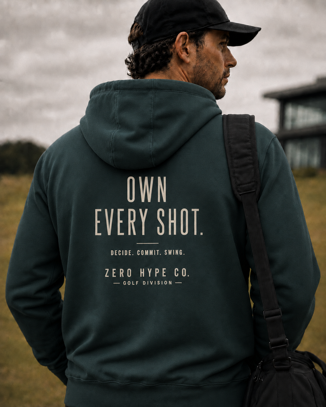 Own Every Shot Golf Focus Hoodie | Premium Golf Lifestyle Hoodie
