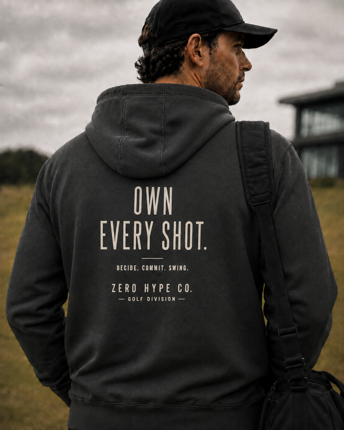 Own Every Shot Golf Focus Hoodie | Premium Golf Lifestyle Hoodie