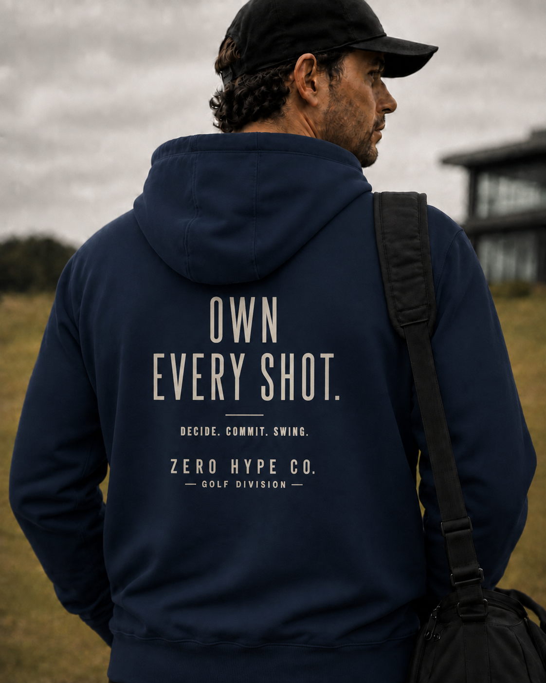 Own Every Shot Golf Focus Hoodie | Premium Golf Lifestyle Hoodie