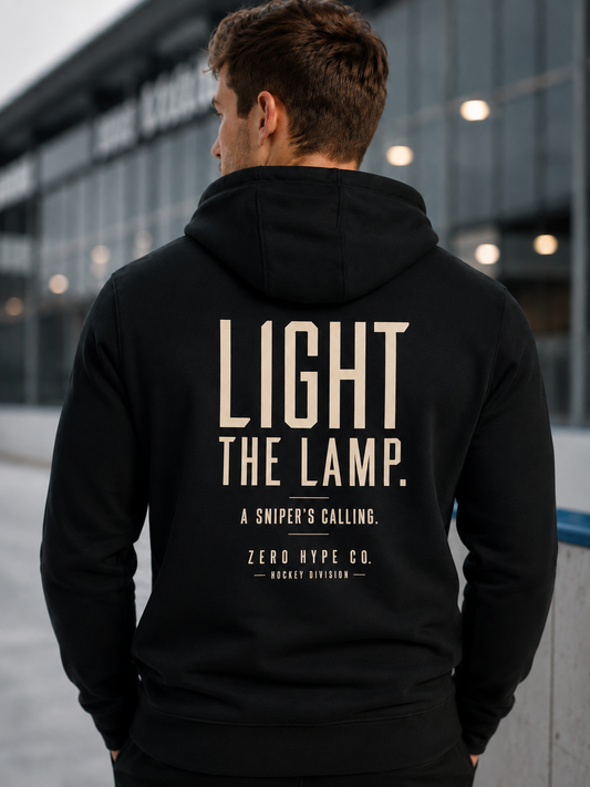 Light the Lamp Hockey Hoodie - Hockey Sniper Lifestyle Apparel | Zero Hype Co.