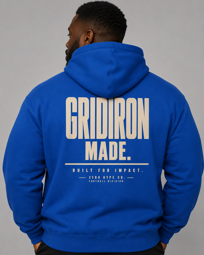 Gridiron Made Football Hoodie – Premium Football Lifestyle Apparel | Zero Hype Co.