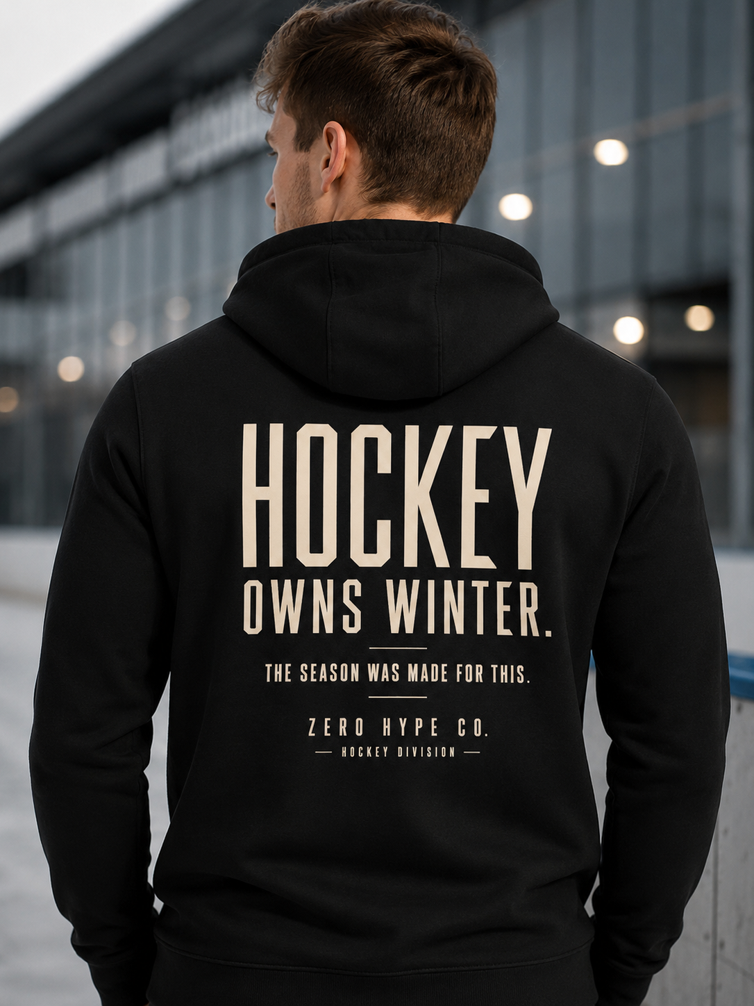 Hockey Owns Winter Hoodie - Hockey Lifestyle Apparel | Zero Hype Co.